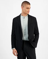 Macy's Alfani Men's Classic-Fit Textured Seersucker Suit Jacket, Created for Macy's