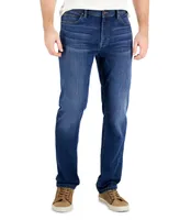 Macy's Alfani Men's Jon Medium Wash Straight Fit Stretch Jeans, Created for Macy's