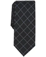 Macy's Alfani Men's Mathison Grid Slim Tie, Created for Macy's