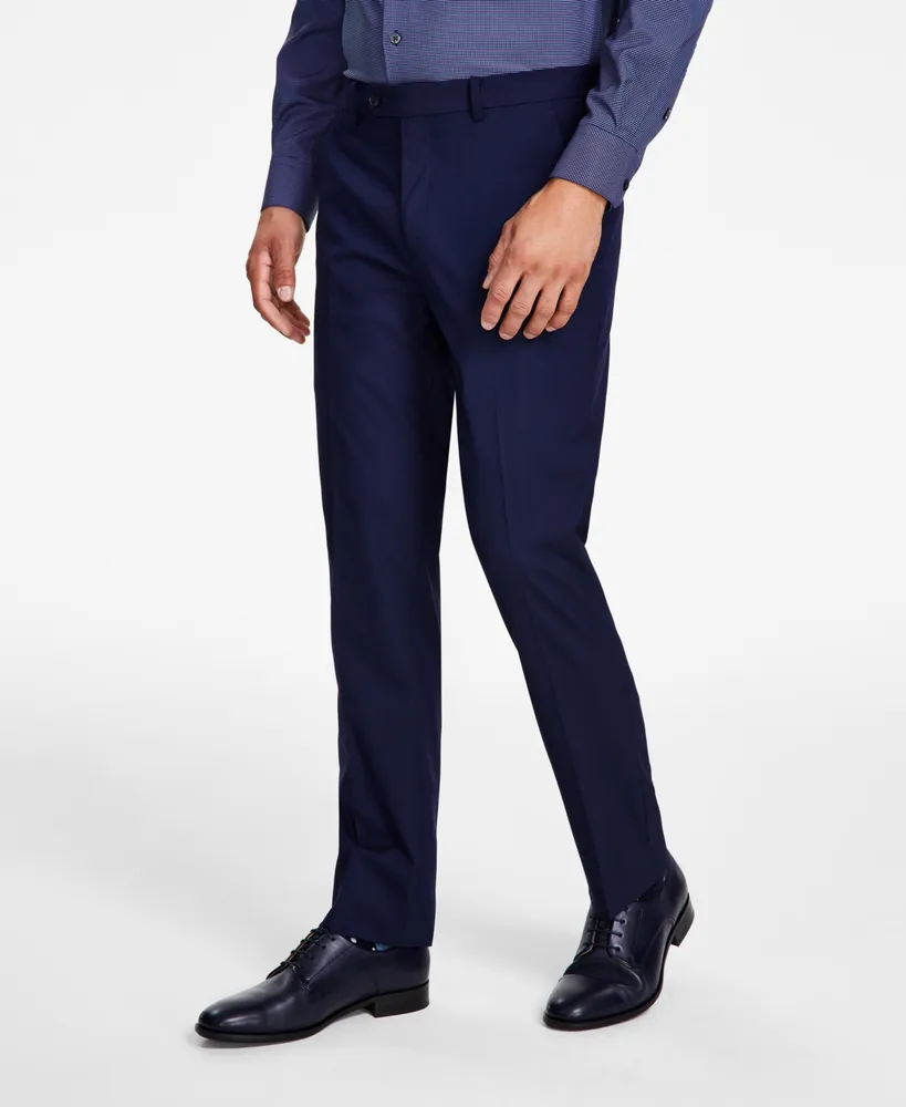 Macy's Alfani Men's Slim-Fit Stretch Solid Suit Pants, Created for Macy's