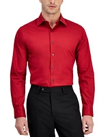 Macy's Alfani Men's Slim-Fit Temperature Regulating Dress Shirt, Created for Macy's