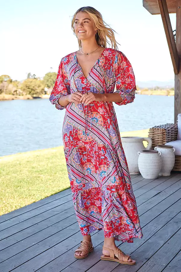 Mariana Maxi Dress Rosalee Print