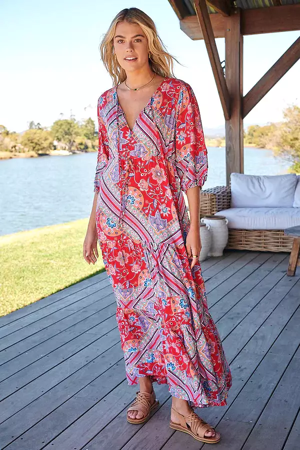 Mariana Maxi Dress Rosalee Print