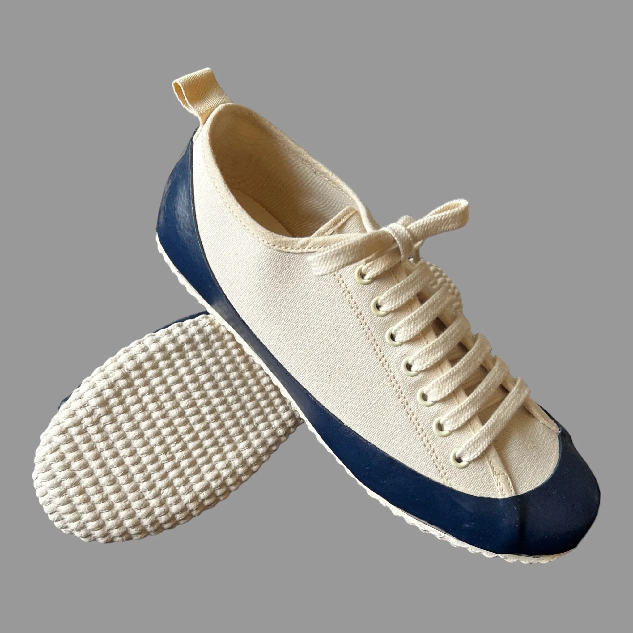 MARINE TYPE 2 DECK SHOE ECRU/BLUE