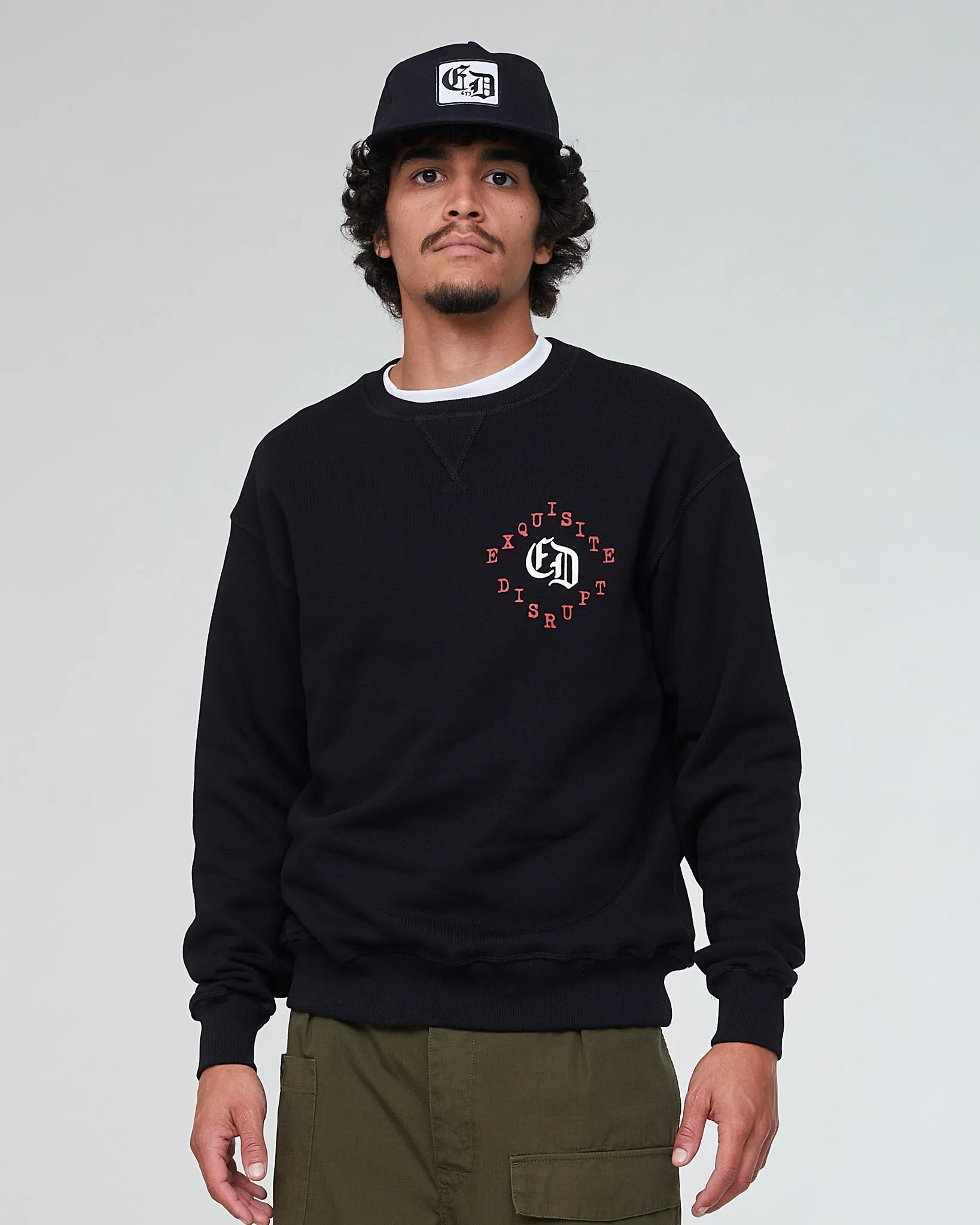 Max Sweater Disrupt Black Fleece Black