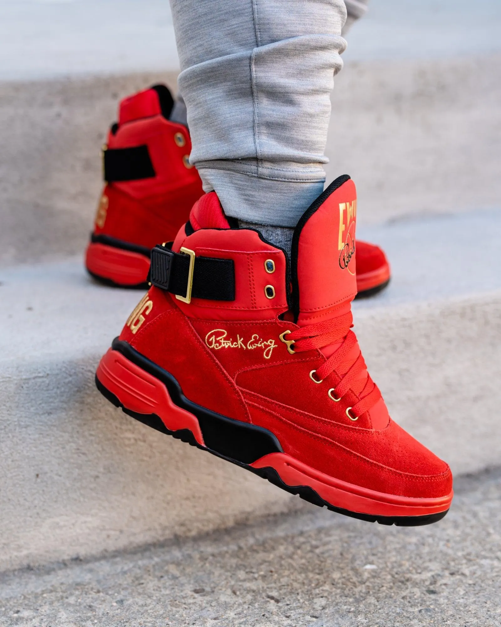 (Men's) Ewing Athletics 33 Hi '10th Anniversary' Red / Black