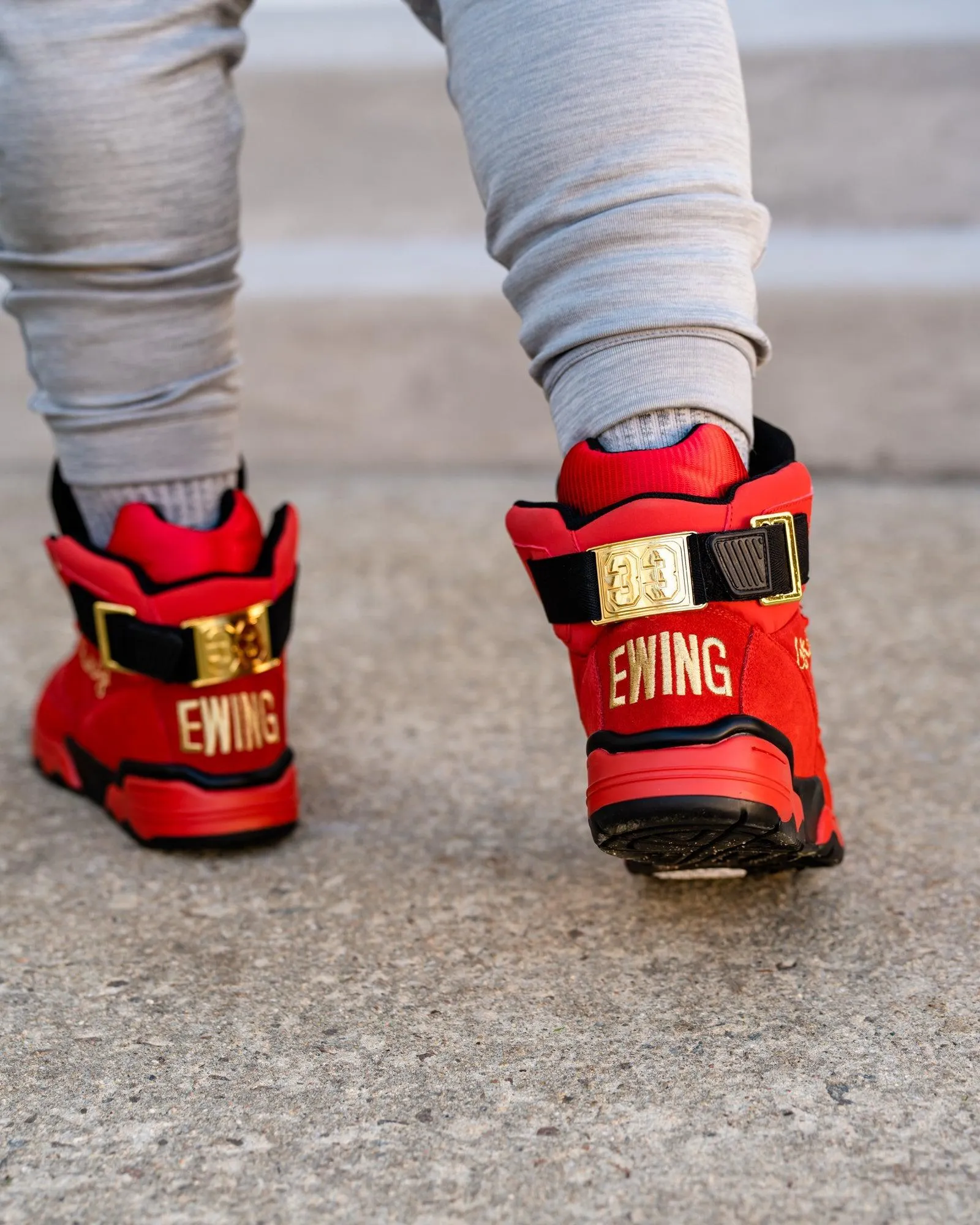 (Men's) Ewing Athletics 33 Hi '10th Anniversary' Red / Black