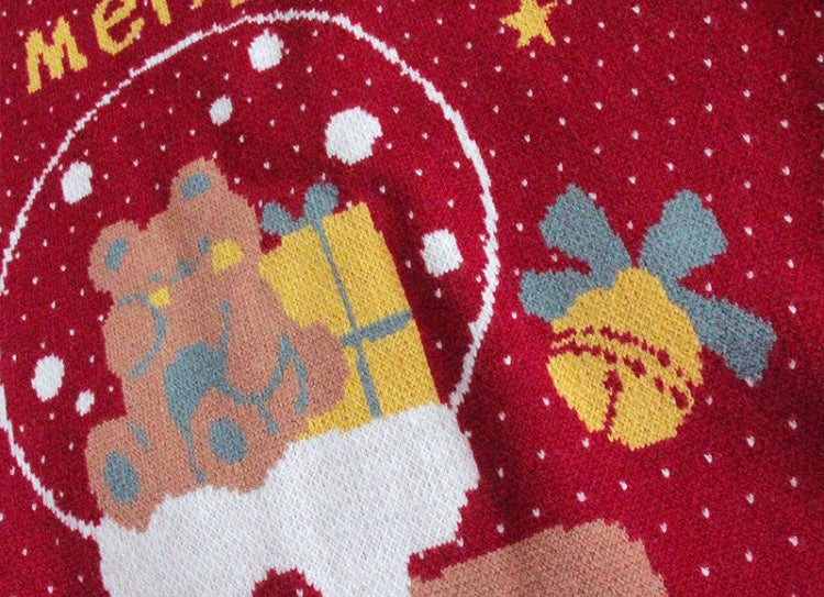 “MERRY CHRISTMAS” CUTE SOFT SWEATER BY53333