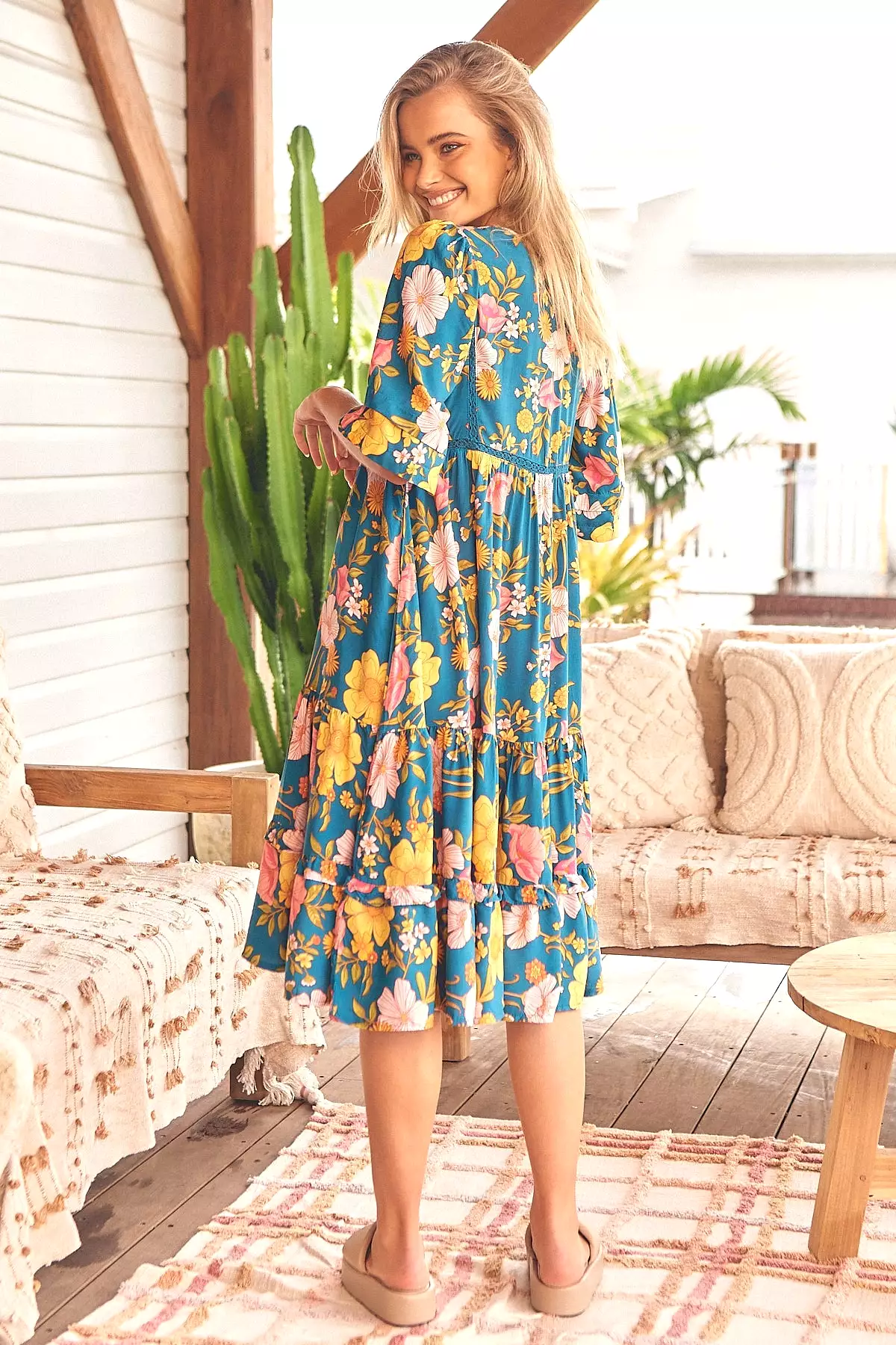 Monday Midi Dress Tiya Print