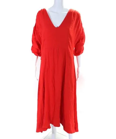 Nicholas Womens Gathered Sleeve Dress