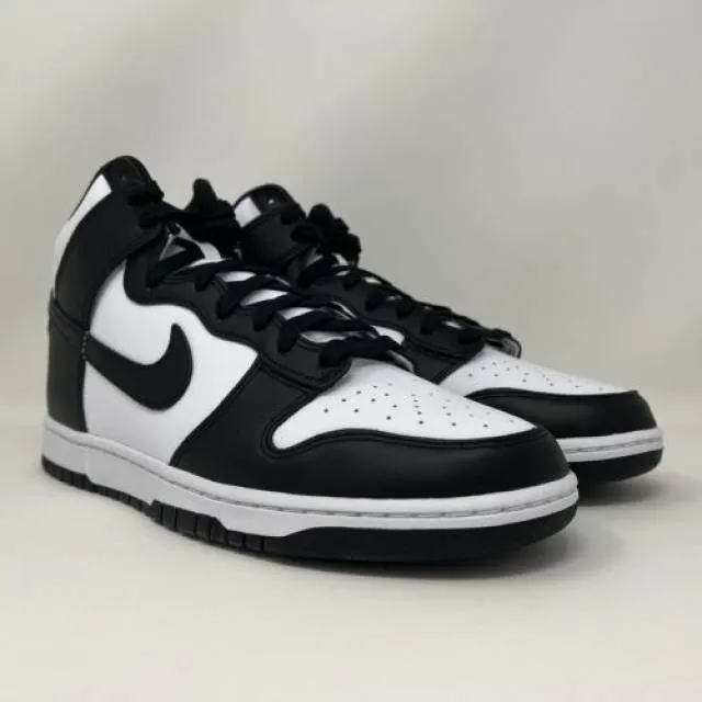 Nike Dunk Hi High Retro Panda Black White 2021 Men's Siz...