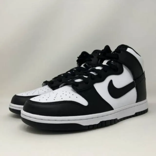 Nike Dunk Hi High Retro Panda Black White 2021 Men's Siz...