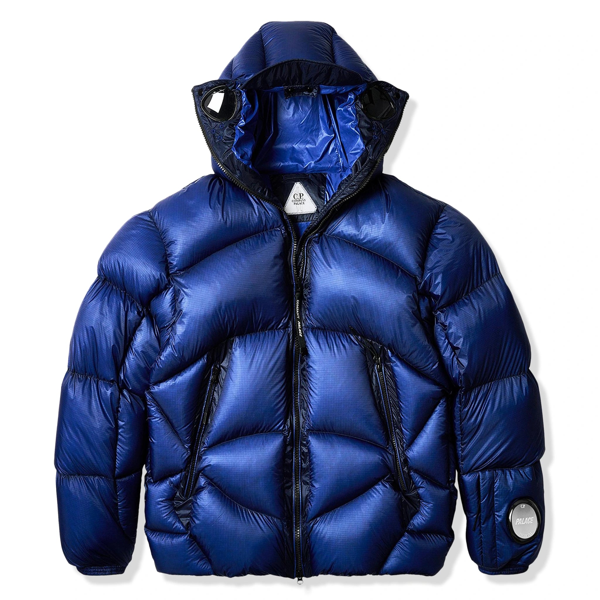 Palace x CP Company Bright Cobalt Puffer Jacket