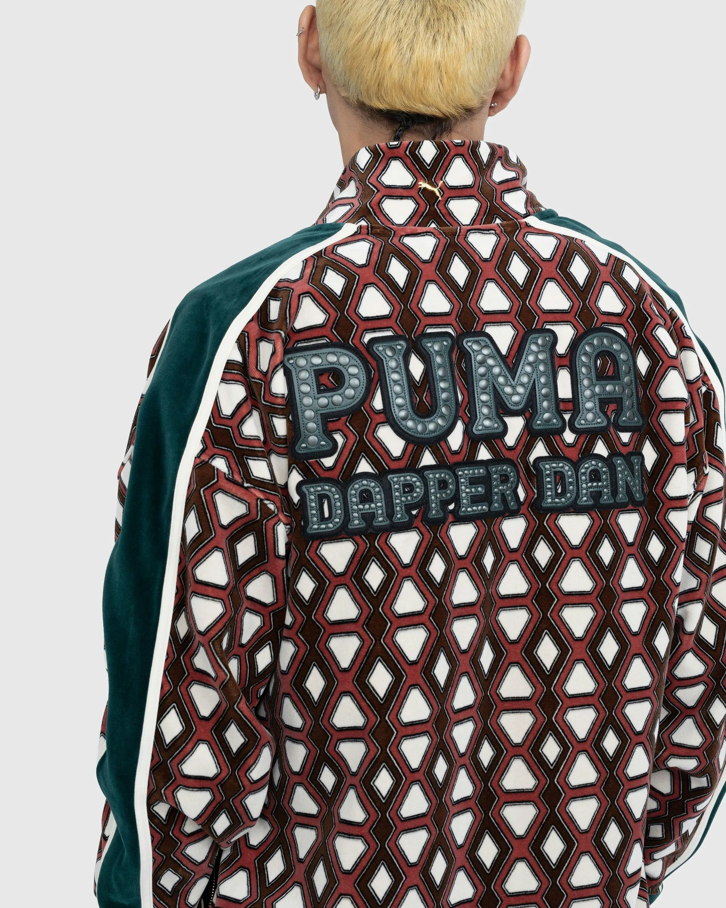 Puma x Dapper Dan – T7 Track Jacket Birch Brown | Highsnobiety Shop