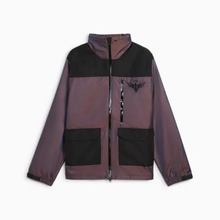 PUMA x MELO Iridescent Woven Men's Basketball Jacket | Ultraviolet | PUMA Basketball | PUMA 