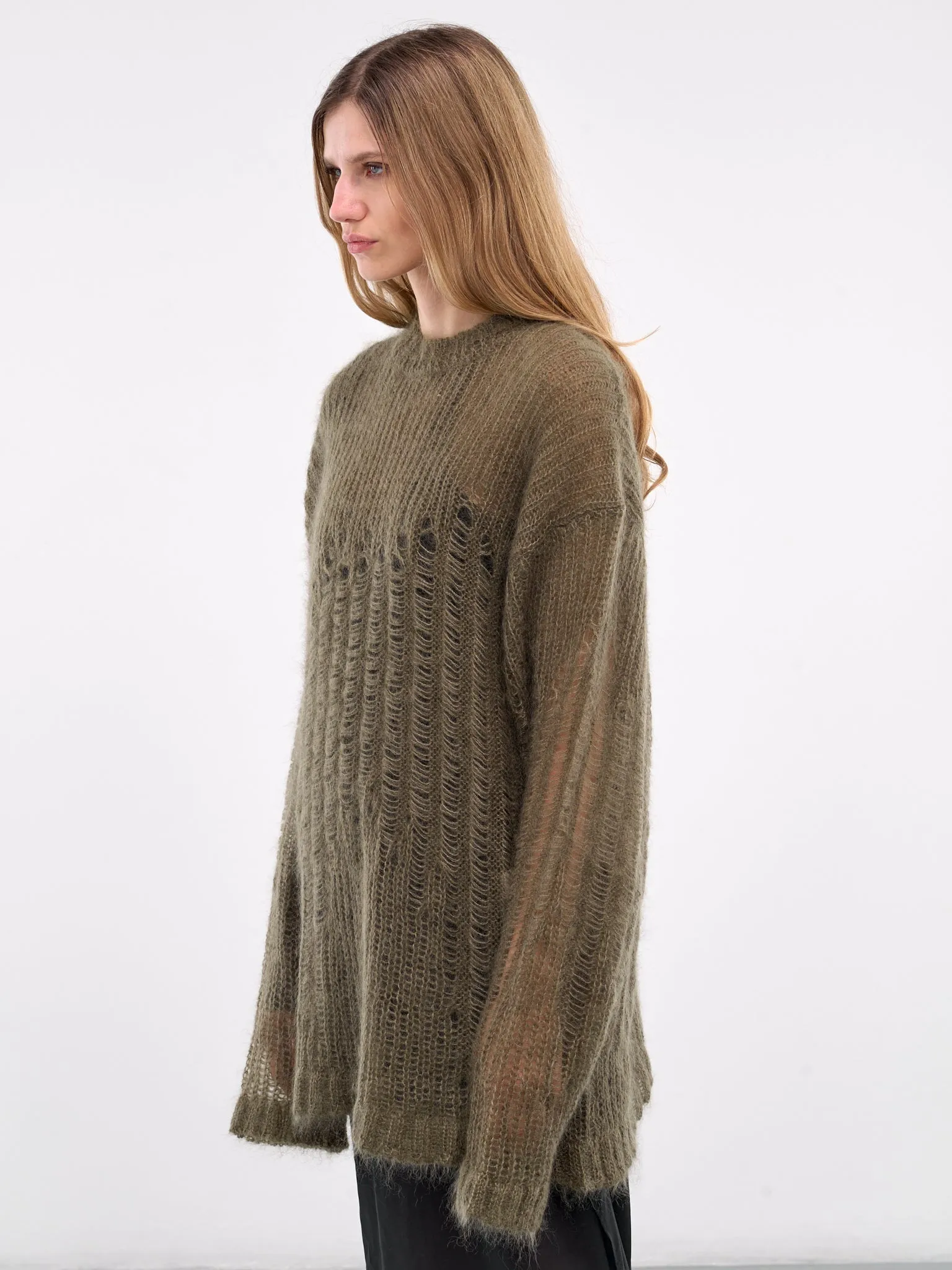 Rigmor Degrade Sweater (B0012286-KN044-LODEN-GREEN)