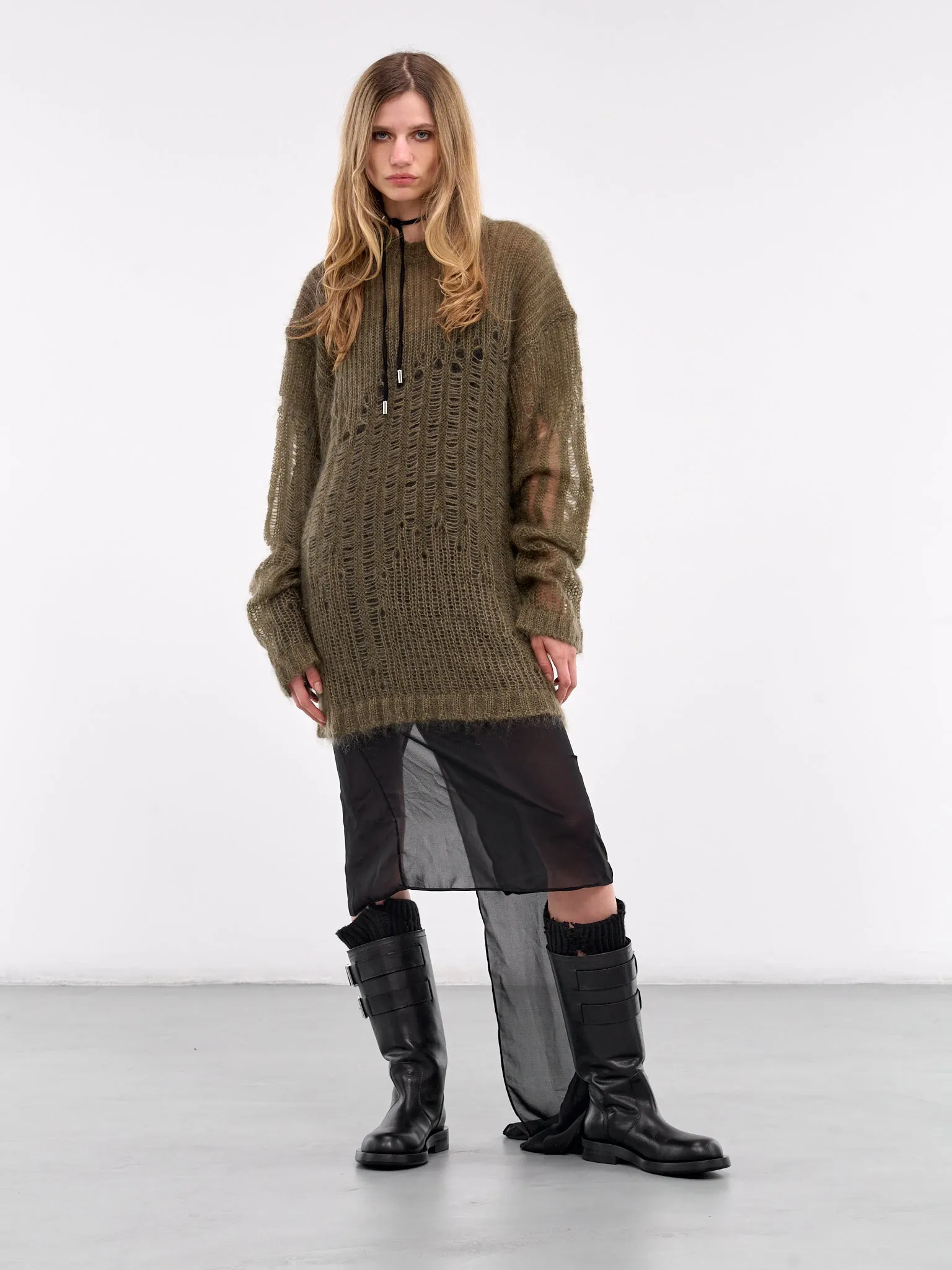 Rigmor Degrade Sweater (B0012286-KN044-LODEN-GREEN)