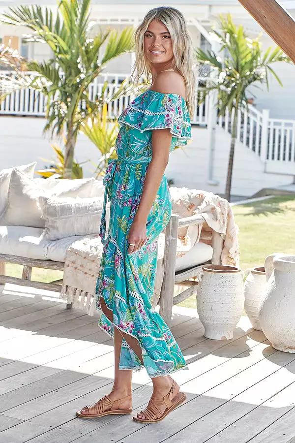 Romy Maxi Dress Wilder print