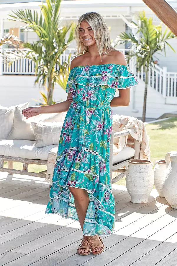 Romy Maxi Dress Wilder print