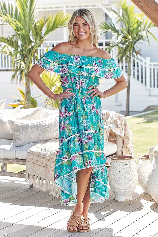 Romy Maxi Dress Wilder print