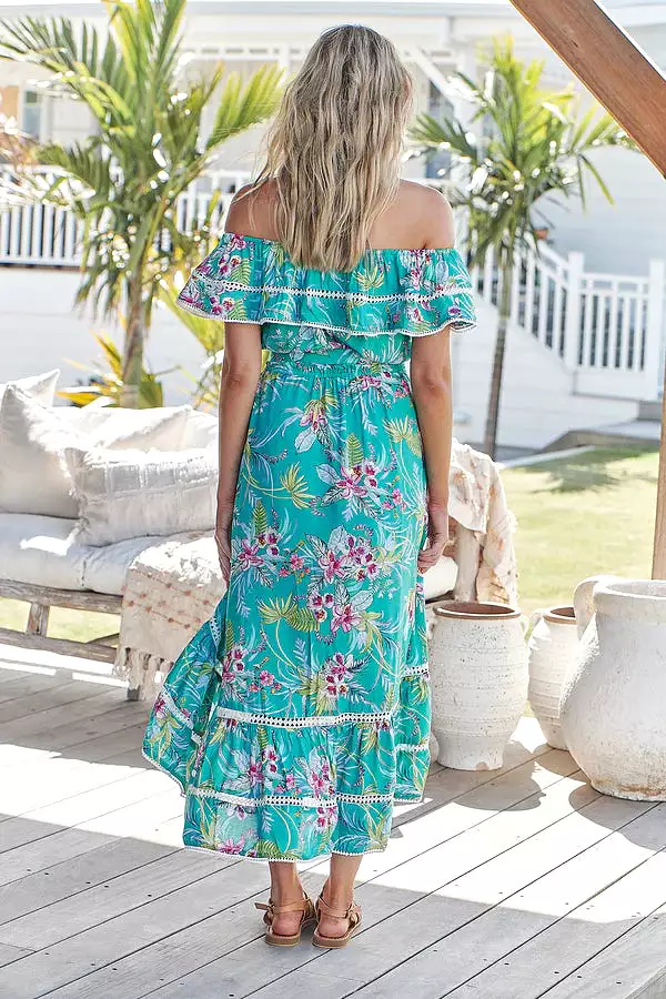 Romy Maxi Dress Wilder print