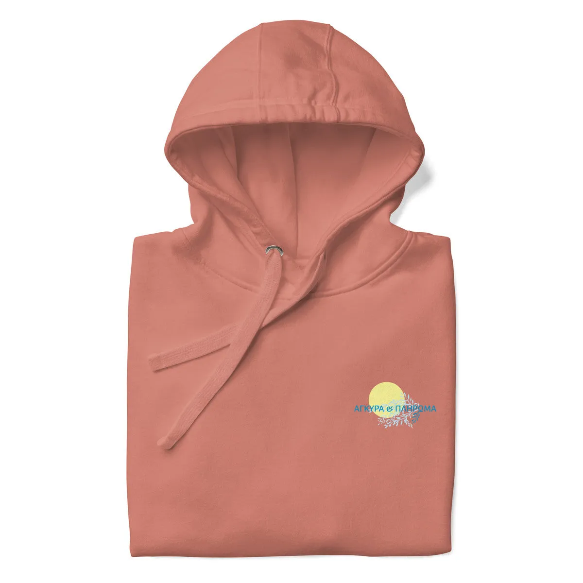 Santorini Landmark Cotton Blend Hoodie