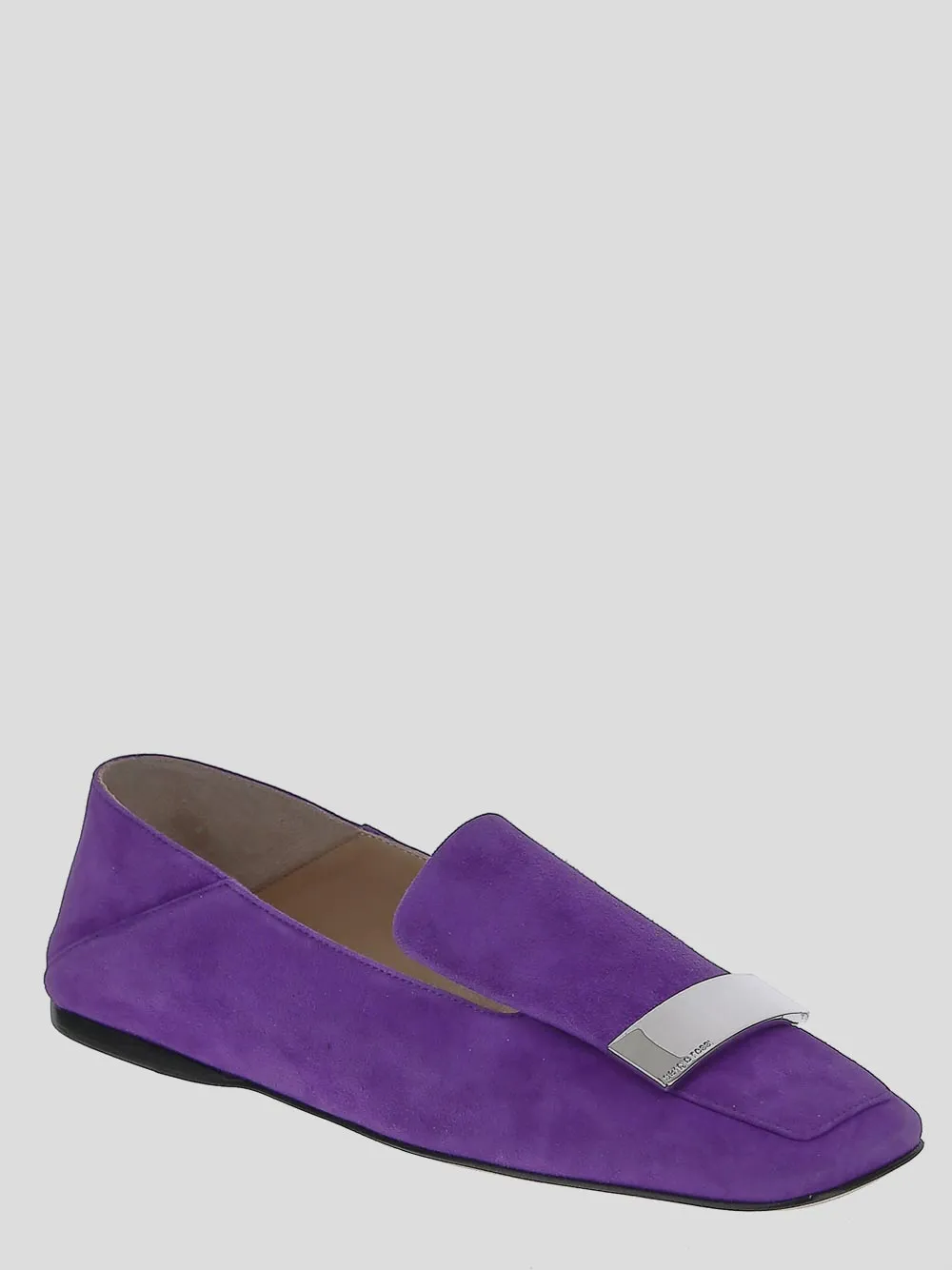 Sergio Rossi Square-Toe Loafers