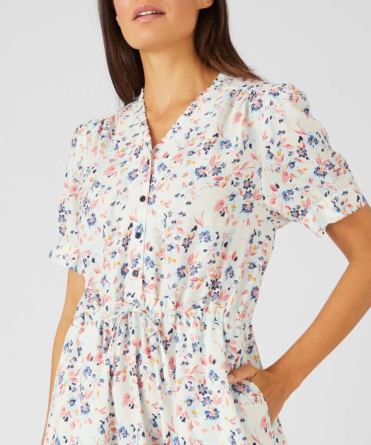 Short sleeve Floral Print Dress