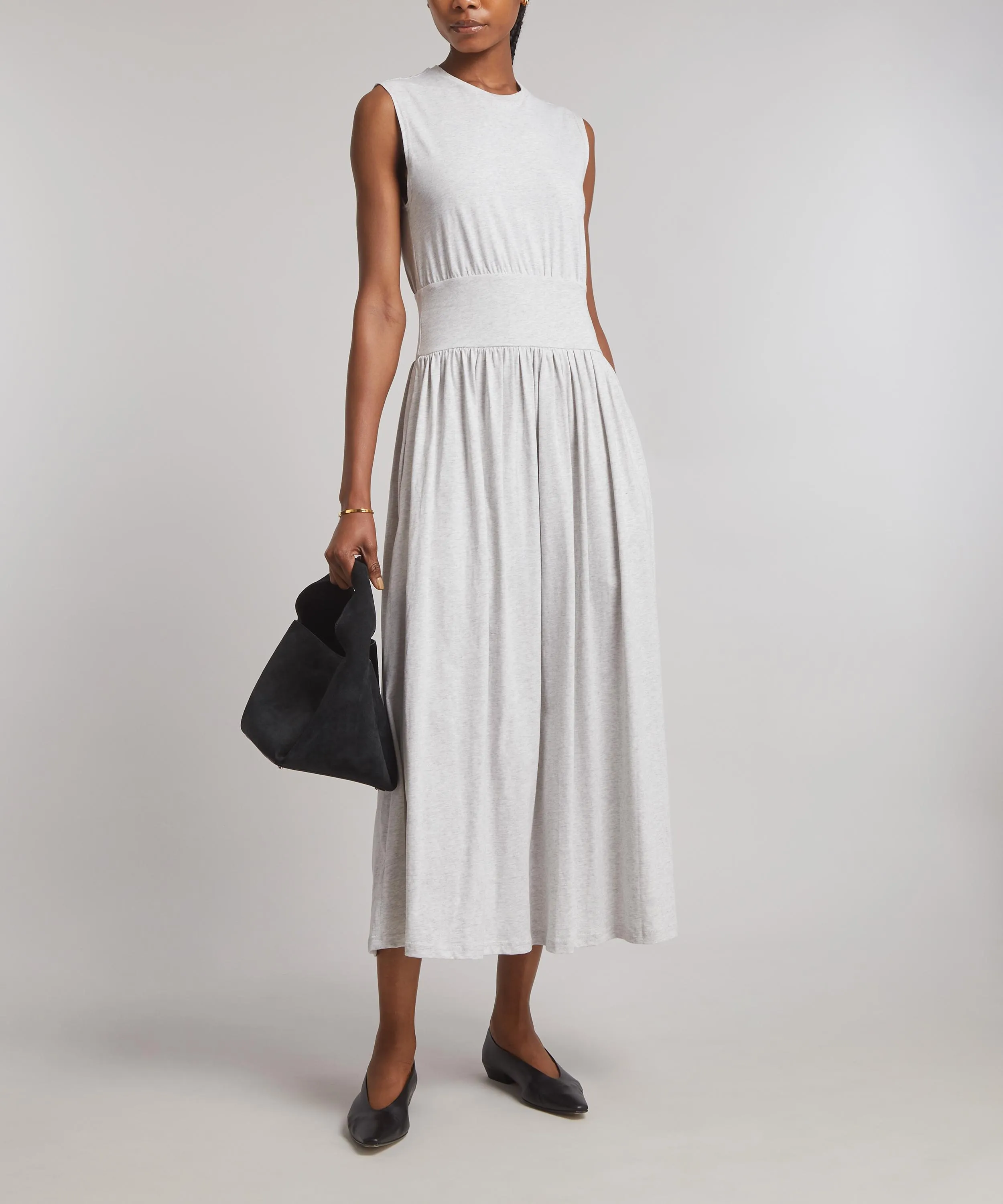 Sleeveless Cotton Tee Dress