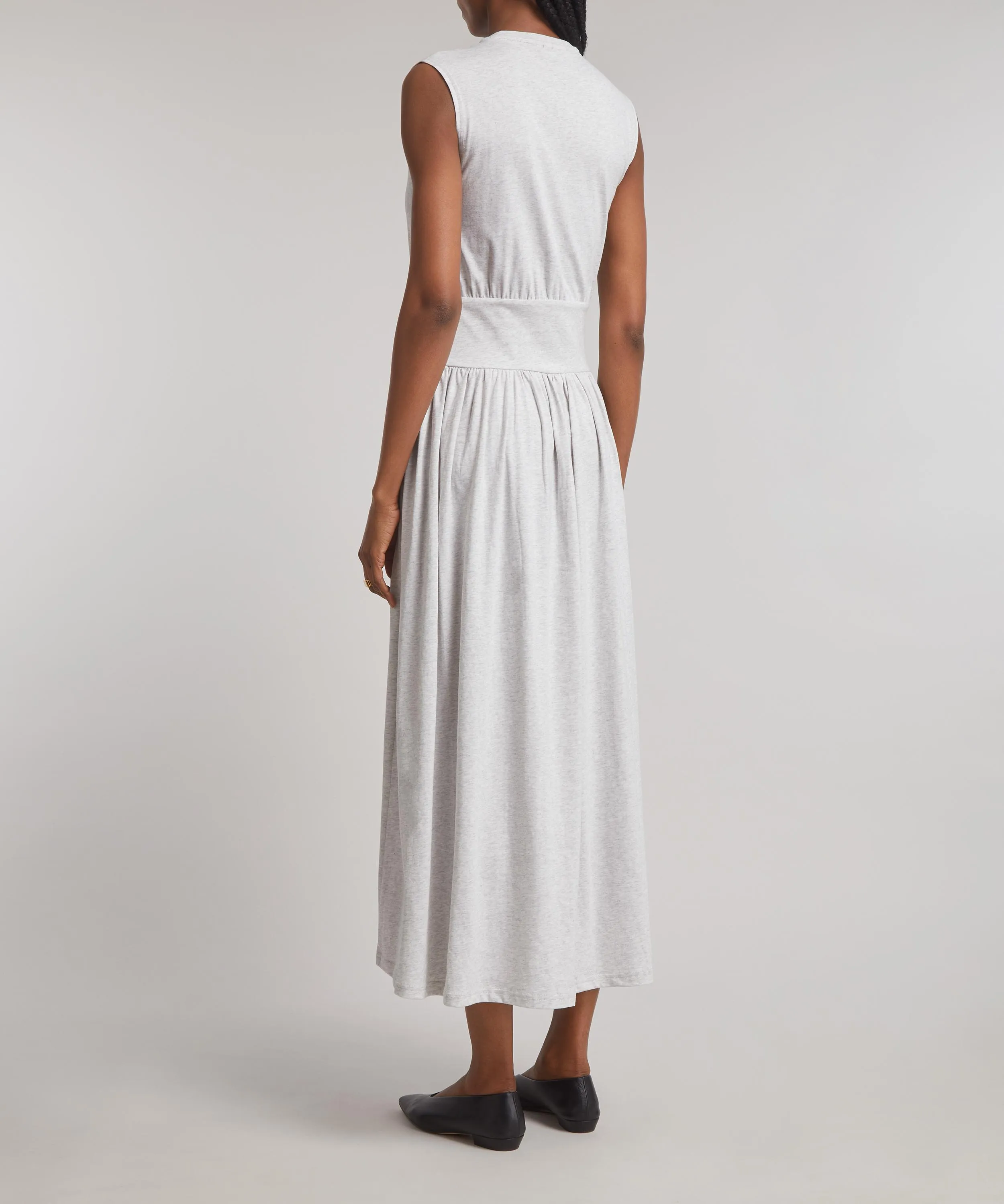 Sleeveless Cotton Tee Dress