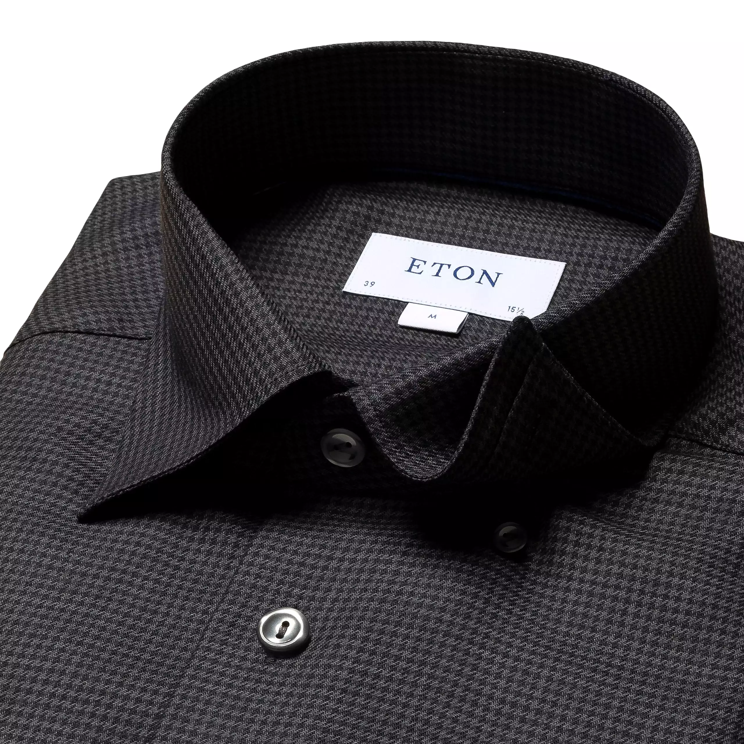 Slim Fit - Houndstooth Print Shirt