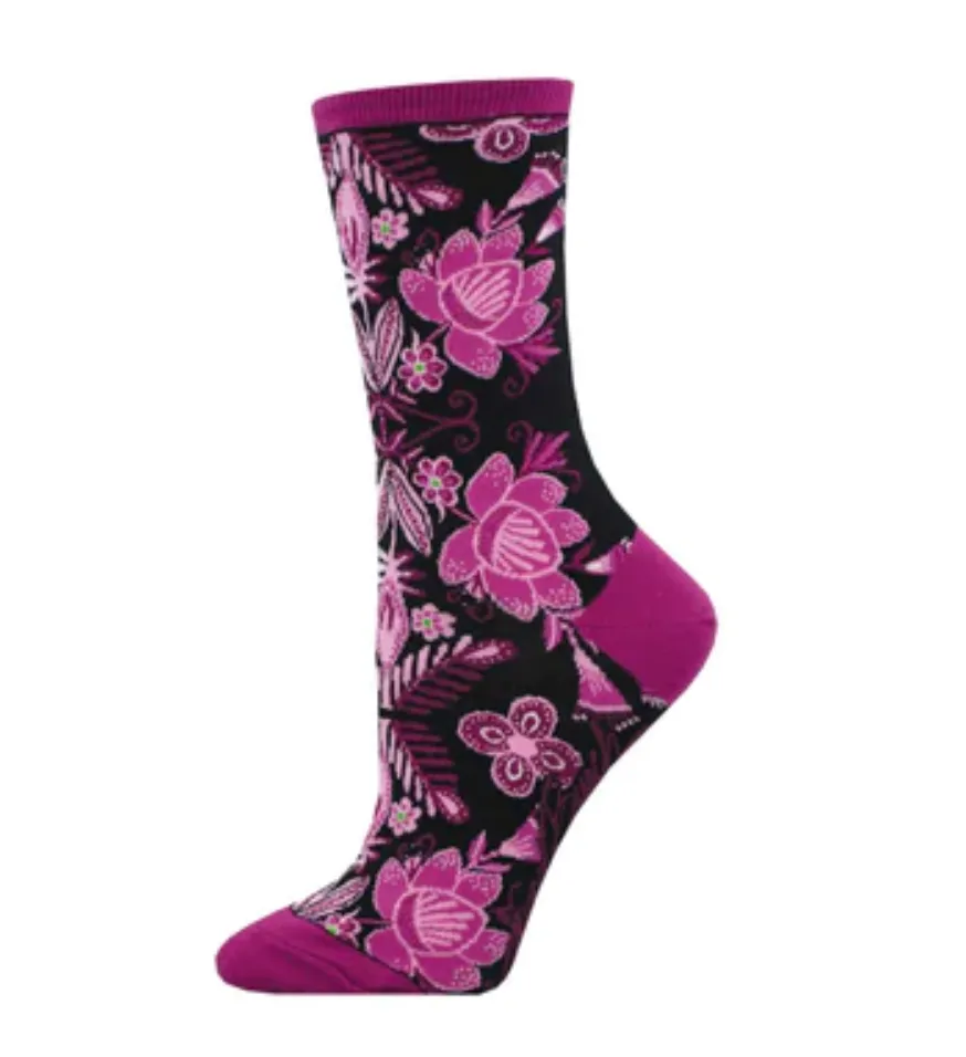 Socksmith licensed-graphic cotton crew, women's sizing (5+ styles)