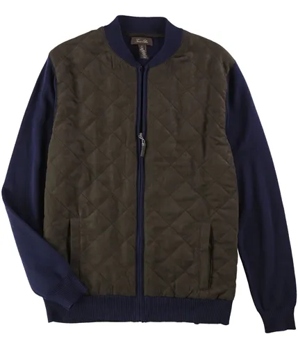 Tasso Elba Mens Mesh Quilted Jacket