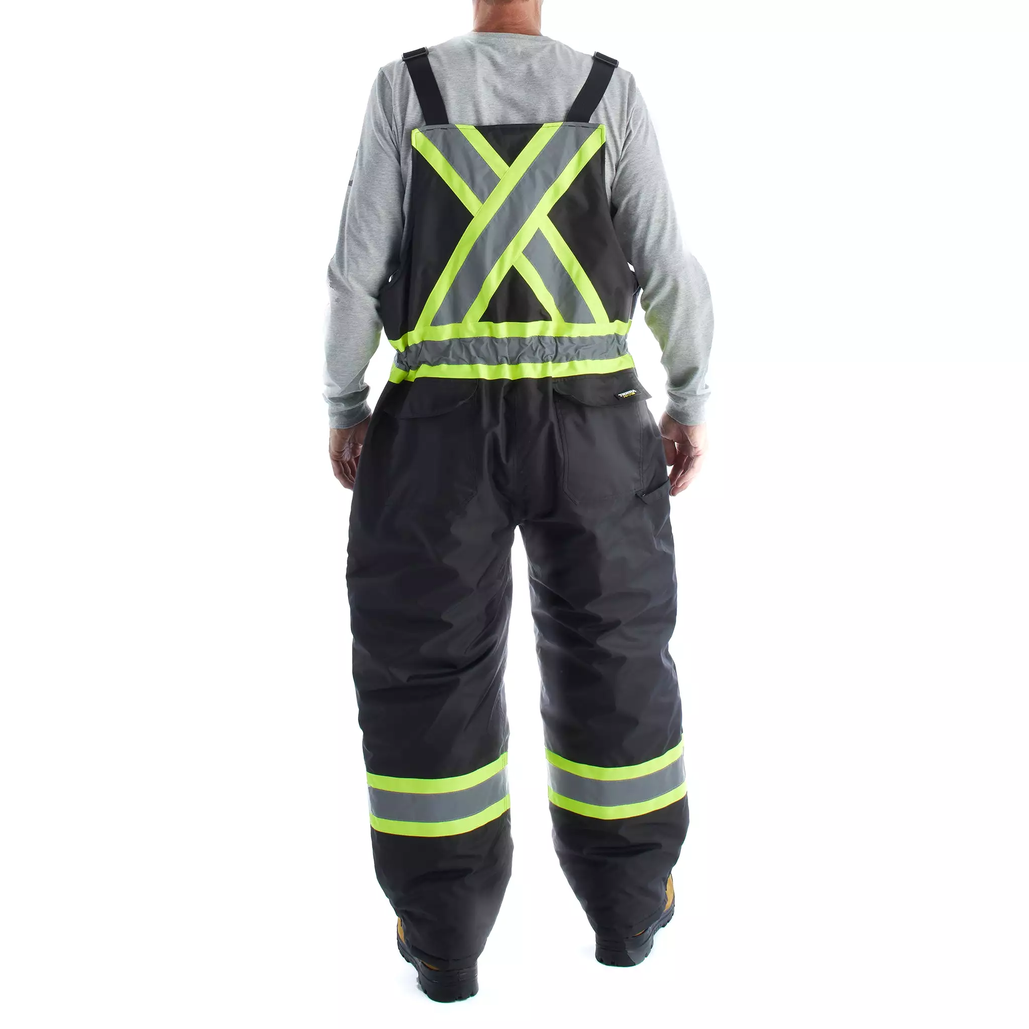 Terra Hi-Vis Men's Insulated Bib Work Overall 116507 - Black