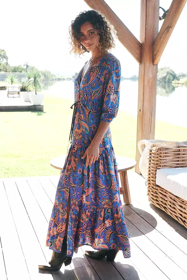 Tessa Maxi Dress Nirvana Print