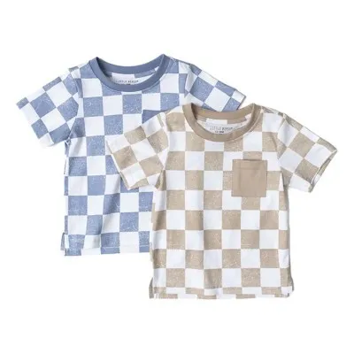 Toddler Little Bipsy Checkered T-Shirt