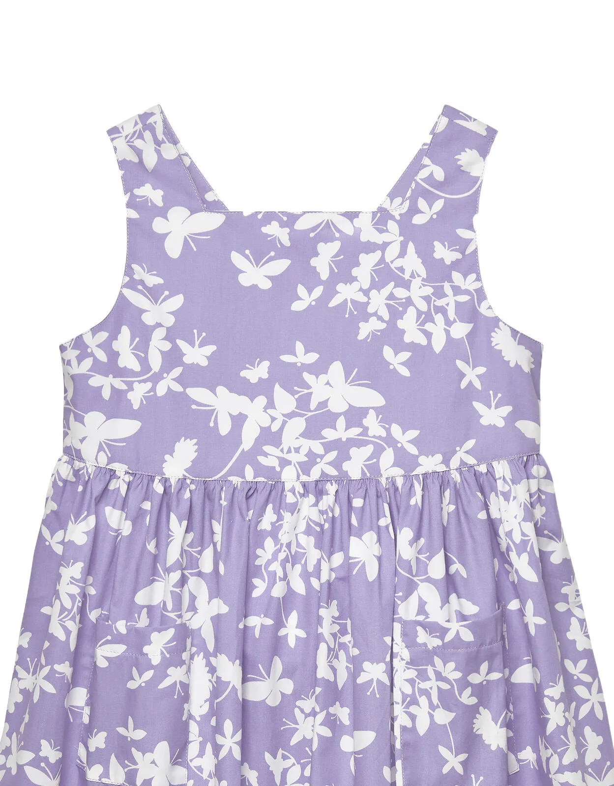 Trotters Butterfly Print Dress Purple