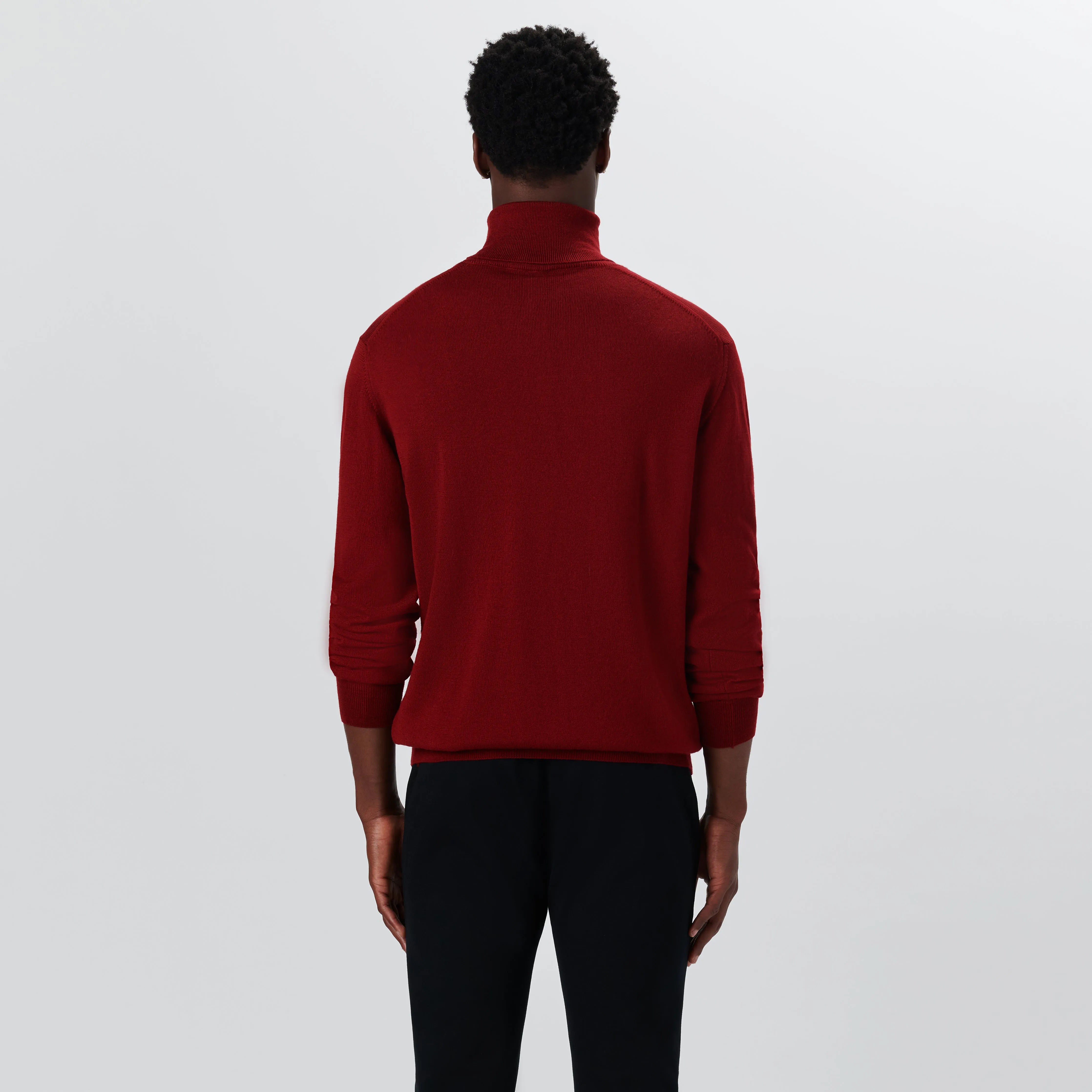 Turtle Neck Solid Sweater