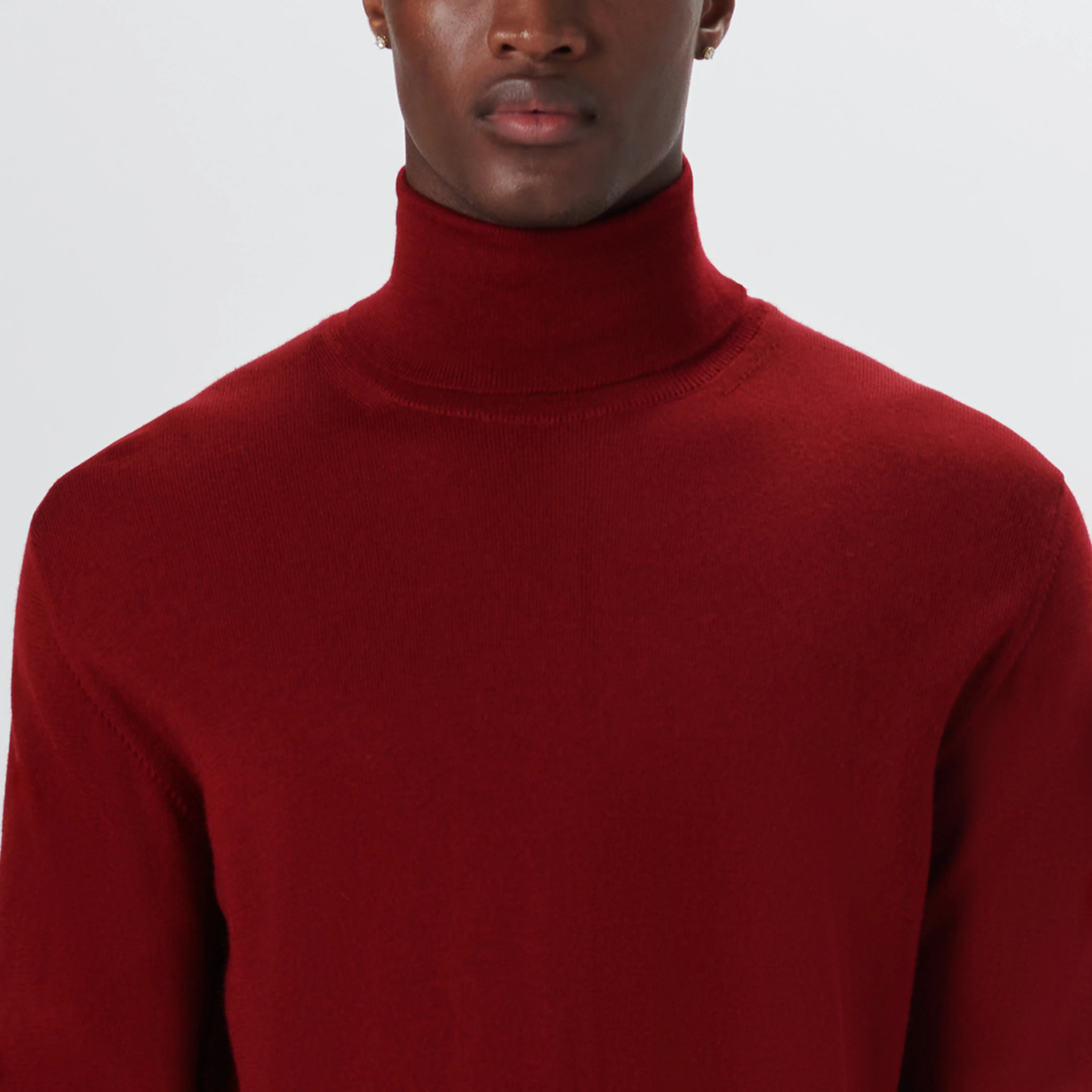 Turtle Neck Solid Sweater