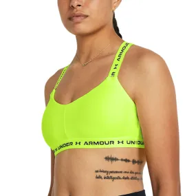 Under Armour Crossback Low Reggiseno Sportivo  High Vis Yellow/Black