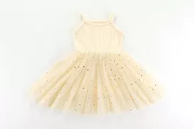 Valentina Tutu Dress - GOLDEN STARS VANILLA: 1-2Y, 5-6Y, 6-8Y