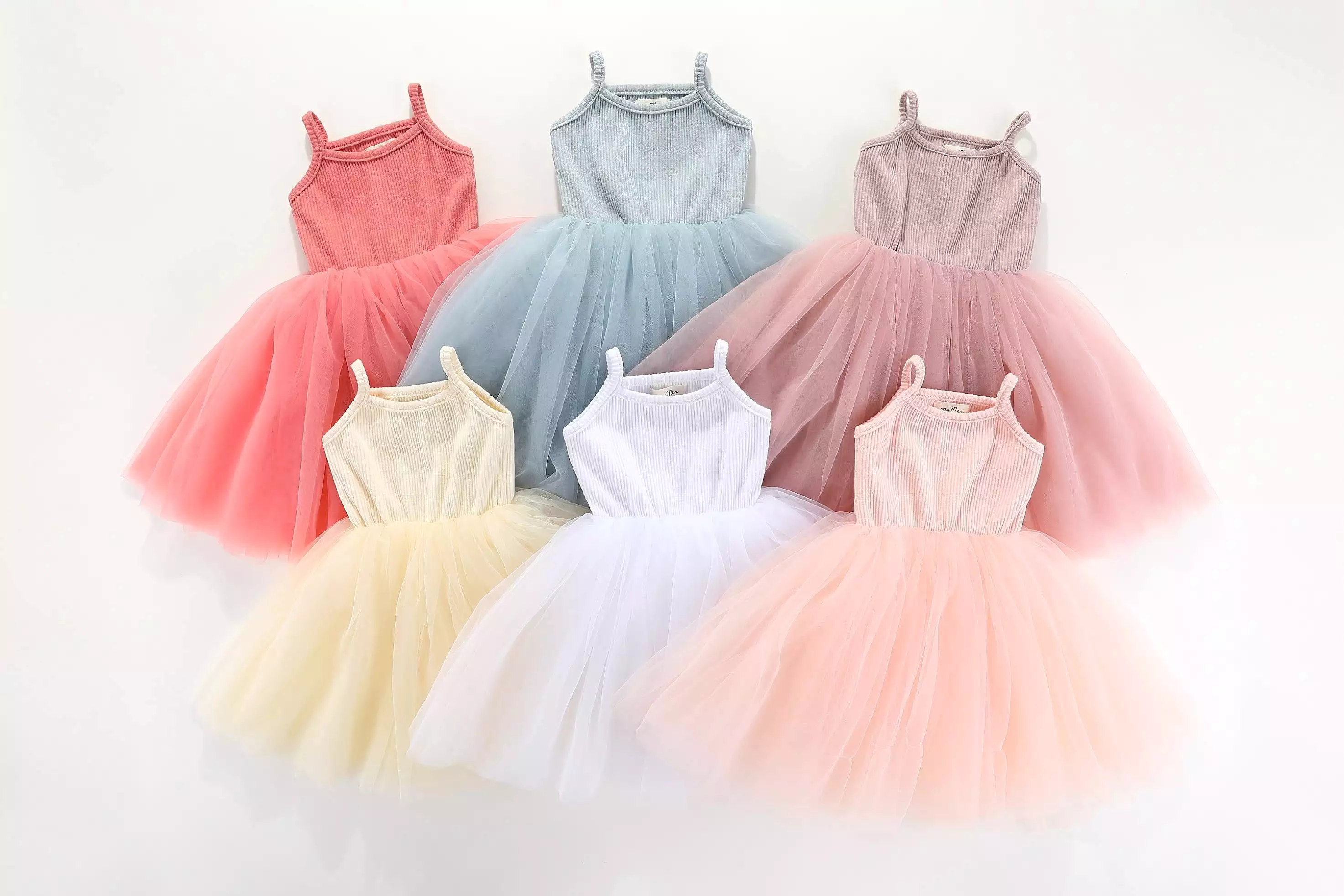 Valentina Tutu Dress - LIGHT PINK : 0-6M, 6-12M, 1-2Y, 2-3Y, 3-4Y, 4-5Y, 5-6Y, 6-8Y, 8-10Y