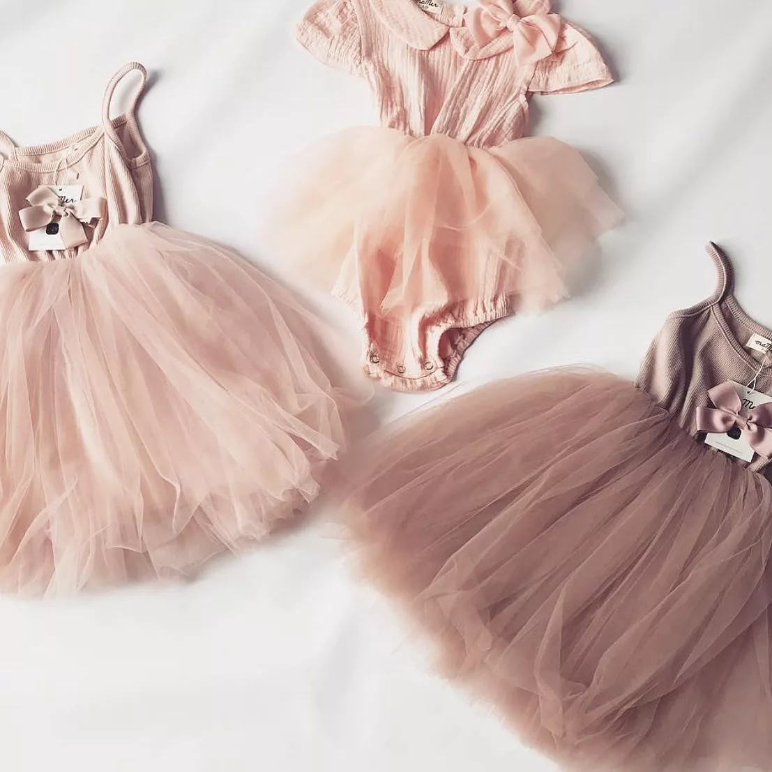 Valentina Tutu Dress - ROSE: 1-2Y, 2-3Y, 3-4Y, 4-5Y, 5-6Y, 6-8Y