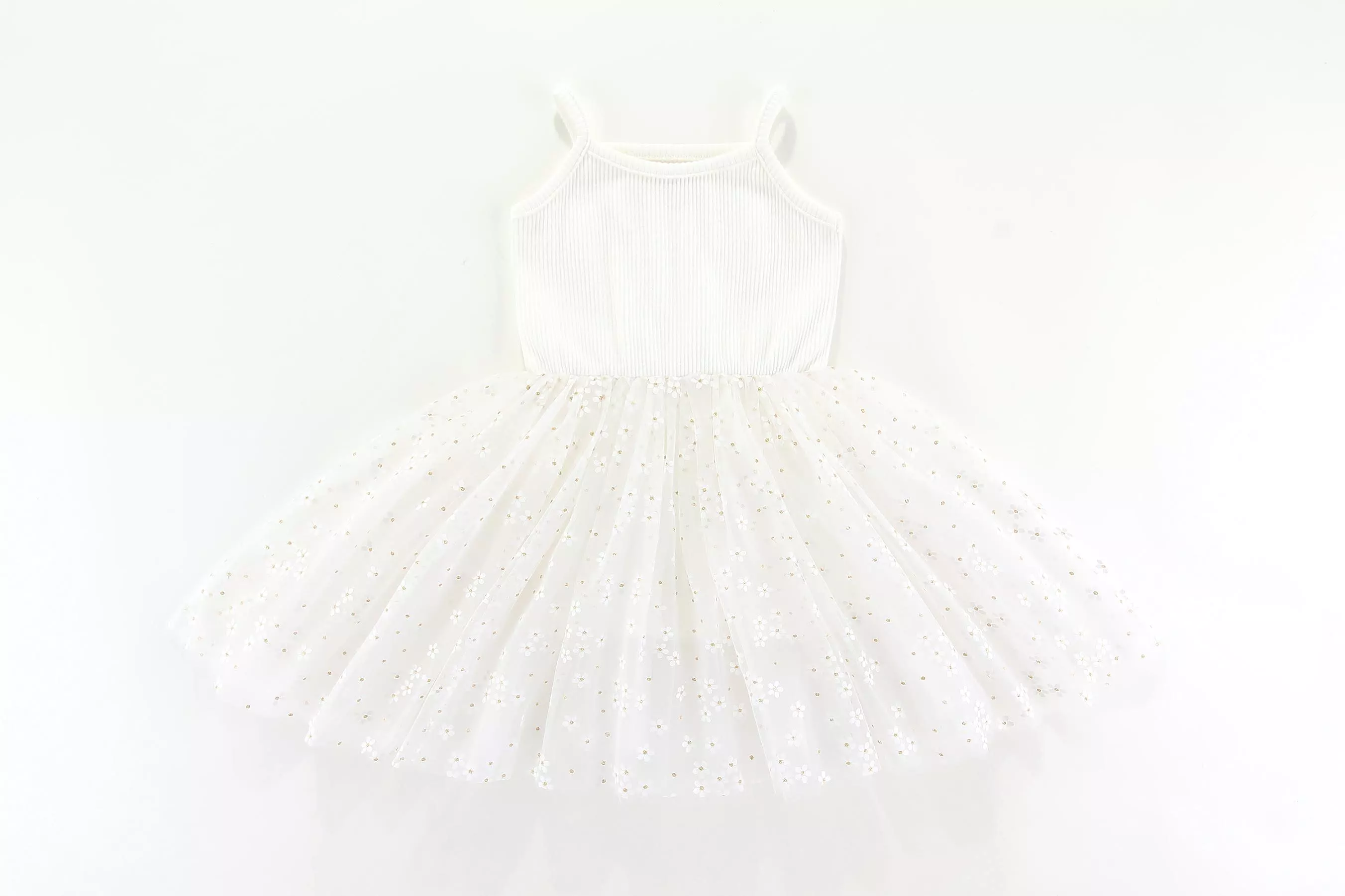 Valentina Tutu Dress - WHITE FLOWERS: 0-6M, 6-12M, 1-2Y, 2-3Y, 3-4Y, 4-5Y, 5-6Y, 6-8Y