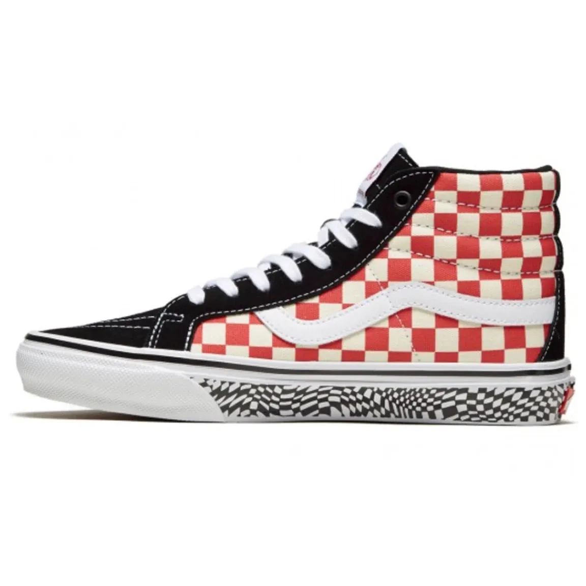 Vans Skate Sk8-Hi Reissue - (Grosso) '84 Black Red Checker