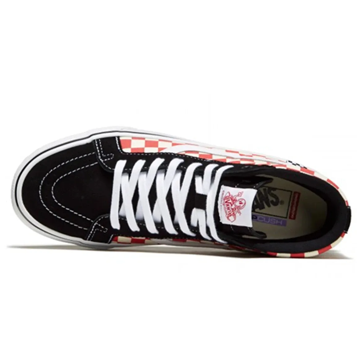 Vans Skate Sk8-Hi Reissue - (Grosso) '84 Black Red Checker