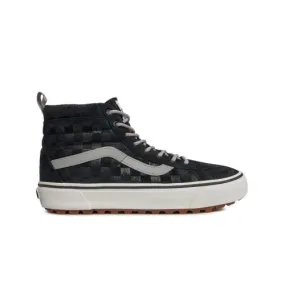 Vans Unisex Sk8 Hi Tonal Check Trainer | Black VN0A5HZYBM81 at kular fashion