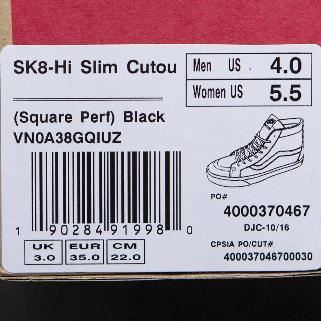 Vans Women Sk8-Hi Slim Cutout DX - Square (black)