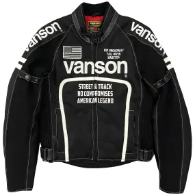 Vanson Leathers Motorcycle Mesh Racer Jacket