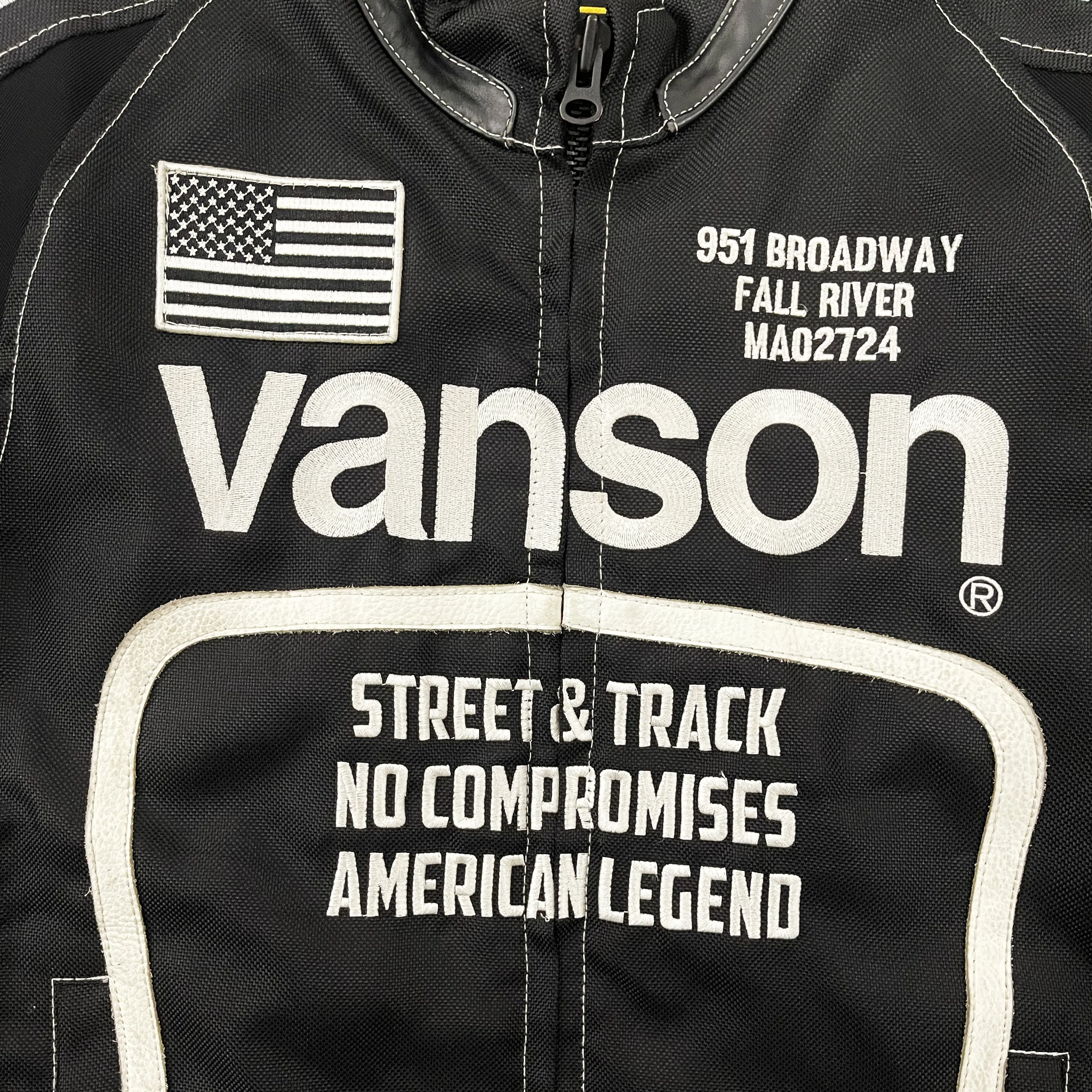 Vanson Leathers Motorcycle Mesh Racer Jacket